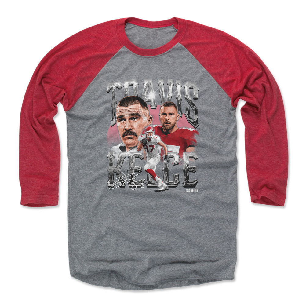 Travis Kelce Men's Baseball T-Shirt | 500 LEVEL