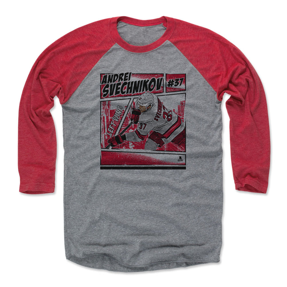 Andrei Svechnikov Men's Baseball T-Shirt | 500 LEVEL