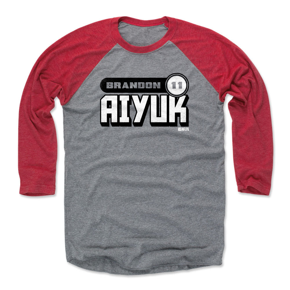 Brandon Aiyuk Men's Baseball T-Shirt | 500 LEVEL
