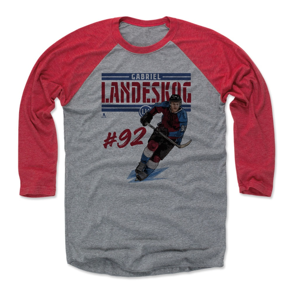 Gabriel Landeskog Men's Baseball T-Shirt | 500 LEVEL