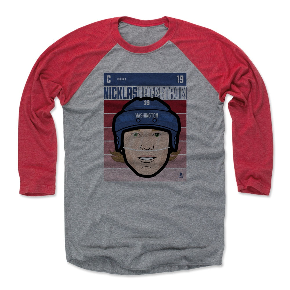 Nicklas Backstrom Men's Baseball T-Shirt | 500 LEVEL