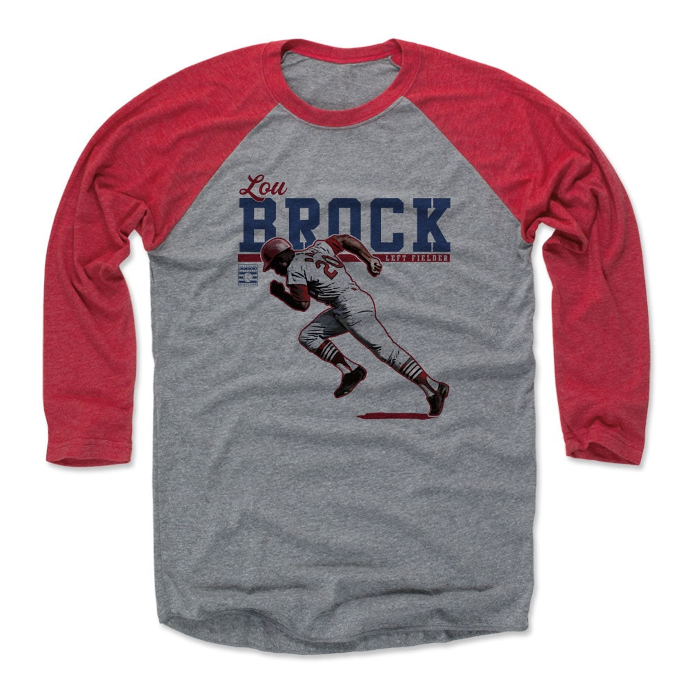 Lou Brock Men's Baseball T-Shirt | 500 LEVEL