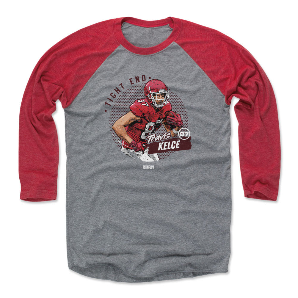 Travis Kelce Men's Baseball T-Shirt | 500 LEVEL
