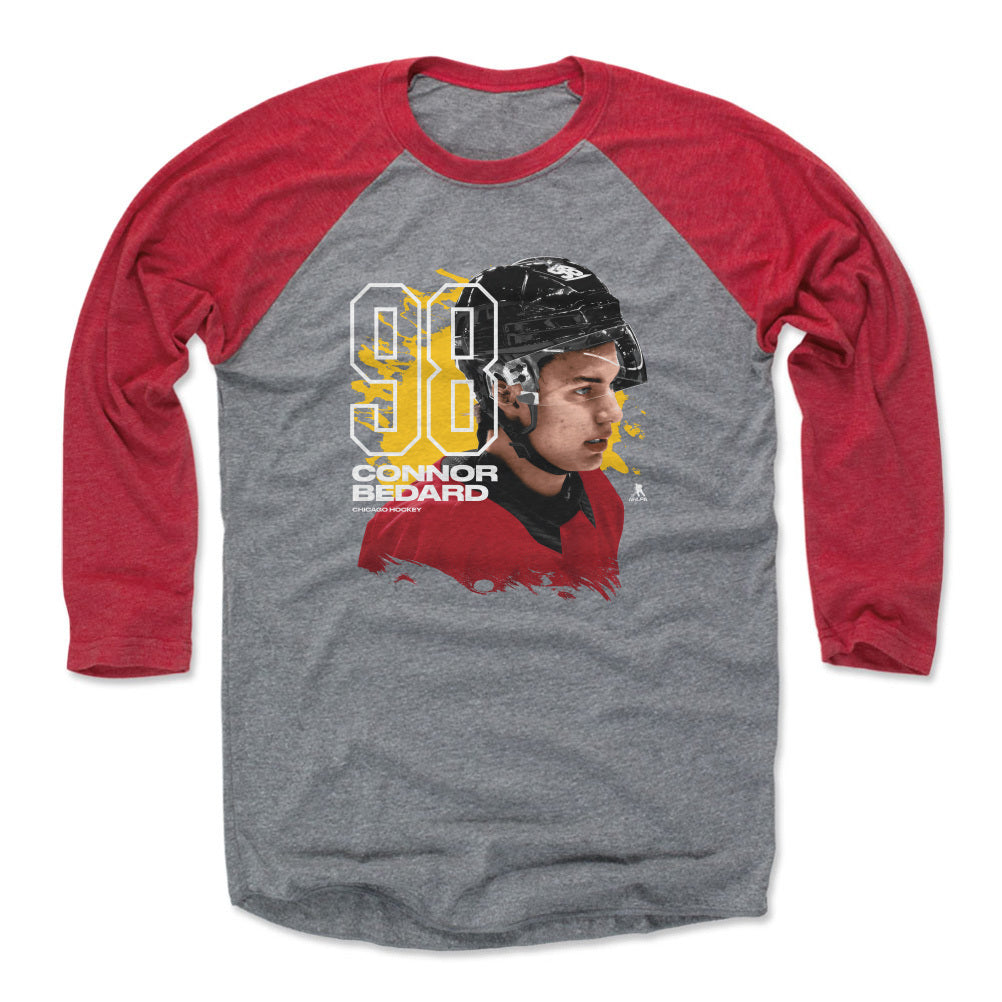 Connor Bedard Men's Baseball T-Shirt | 500 LEVEL