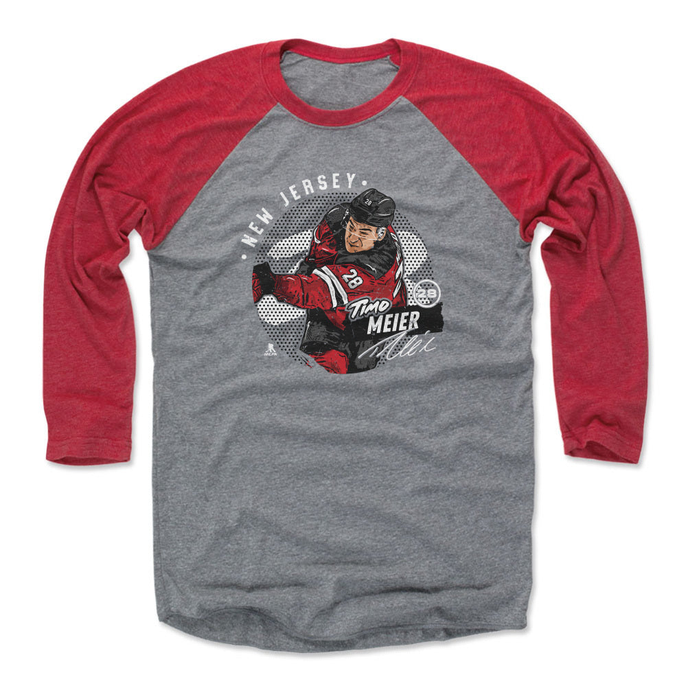 Timo Meier Men's Baseball T-Shirt | 500 LEVEL