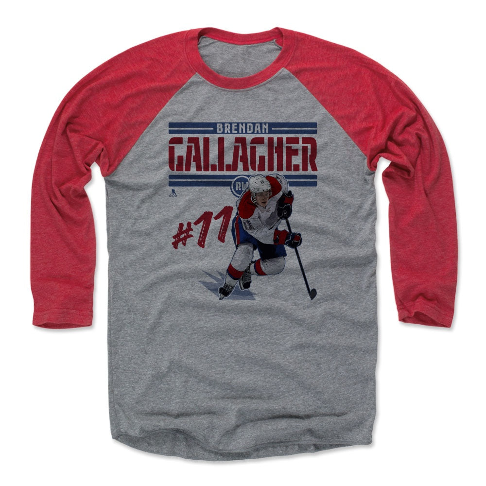 Brendan Gallagher Men's Baseball T-Shirt | 500 LEVEL