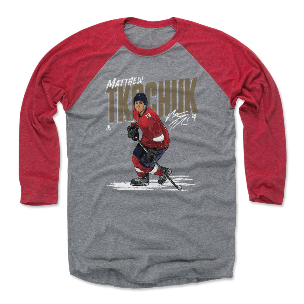 Matthew Tkachuk Men's Baseball T-Shirt | 500 LEVEL