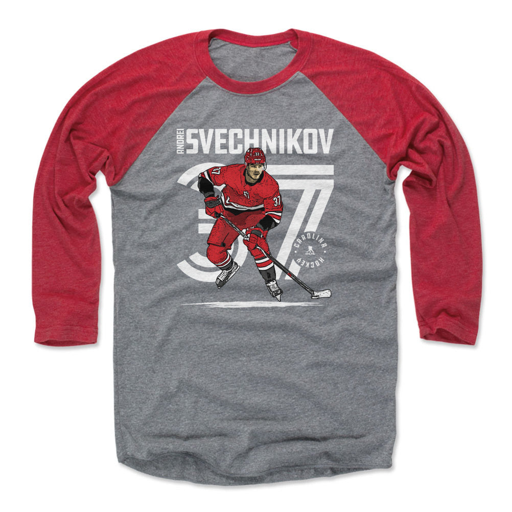 Andrei Svechnikov Men's Baseball T-Shirt | 500 LEVEL