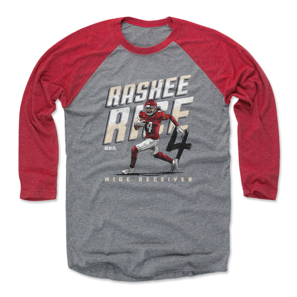 Rashee Rice Men's Baseball T-Shirt | 500 LEVEL
