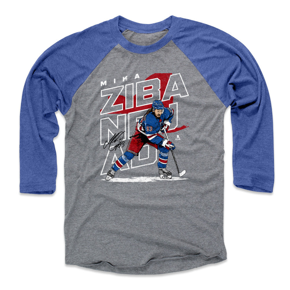 Mika Zibanejad Men's Baseball T-Shirt | 500 LEVEL