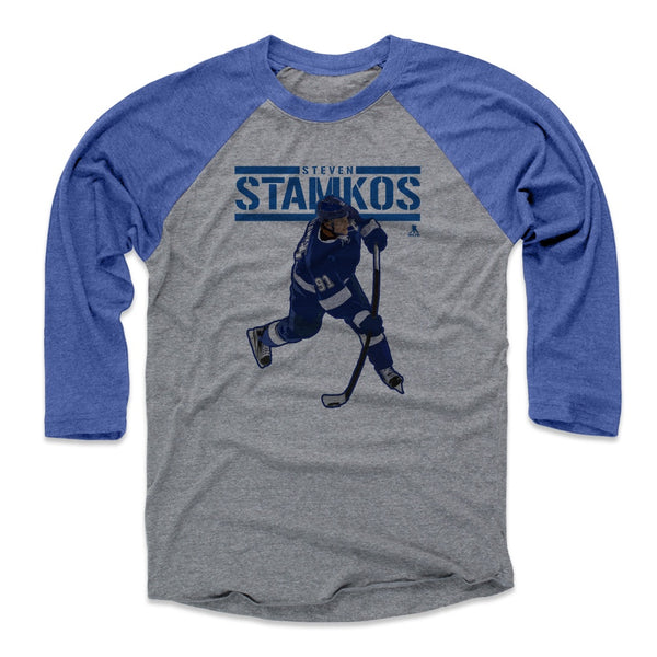 Men's 500 Level Steven Stamkos Tampa Bay Blue Shirt