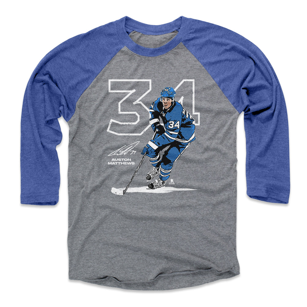 Auston Matthews Men's Baseball T-Shirt | 500 LEVEL