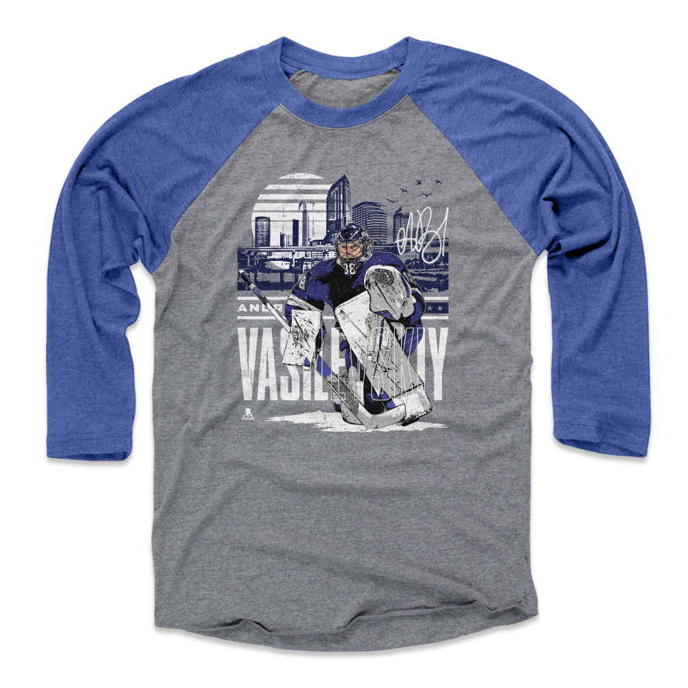 Andrei Vasilevskiy Men's Baseball T-Shirt | 500 LEVEL