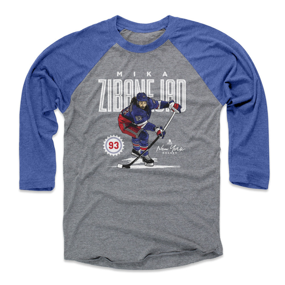 Mika Zibanejad Men's Baseball T-Shirt | 500 LEVEL