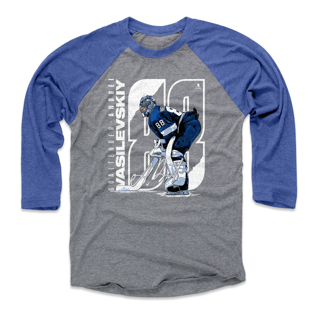 Andrei Vasilevskiy Men's Baseball T-Shirt | 500 LEVEL