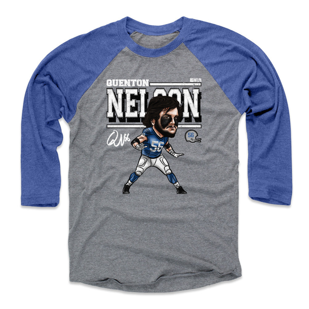 Quenton Nelson Men's Baseball T-Shirt | 500 LEVEL