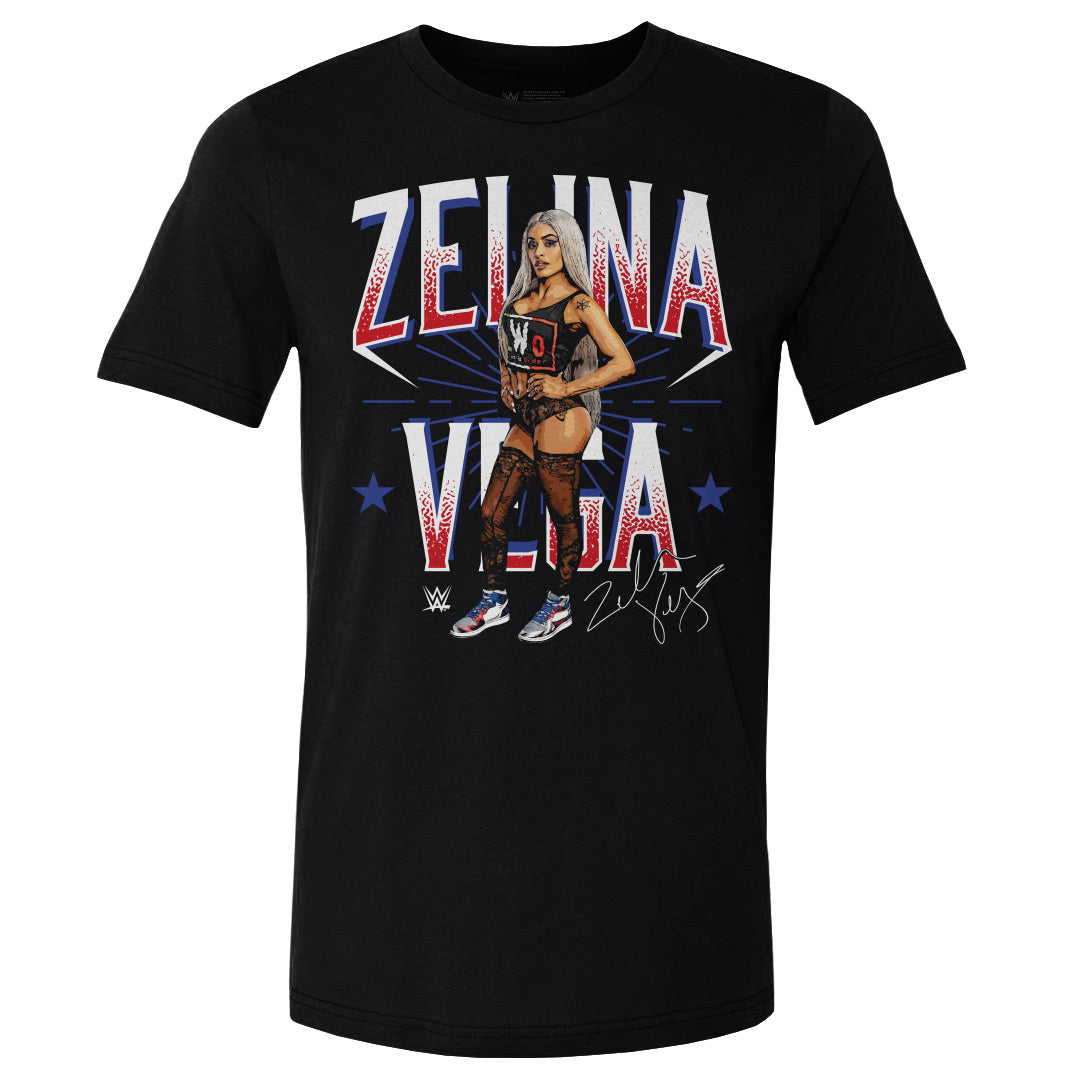 Zelina Vega Men's Cotton T-Shirt | 500 LEVEL