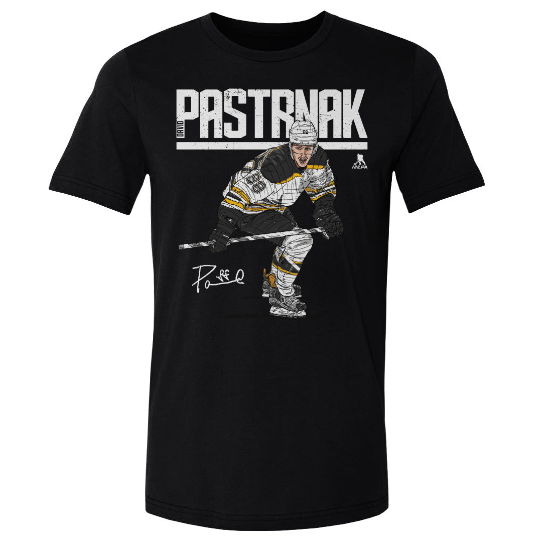 David Pastrnak Men's Cotton T-Shirt | 500 LEVEL