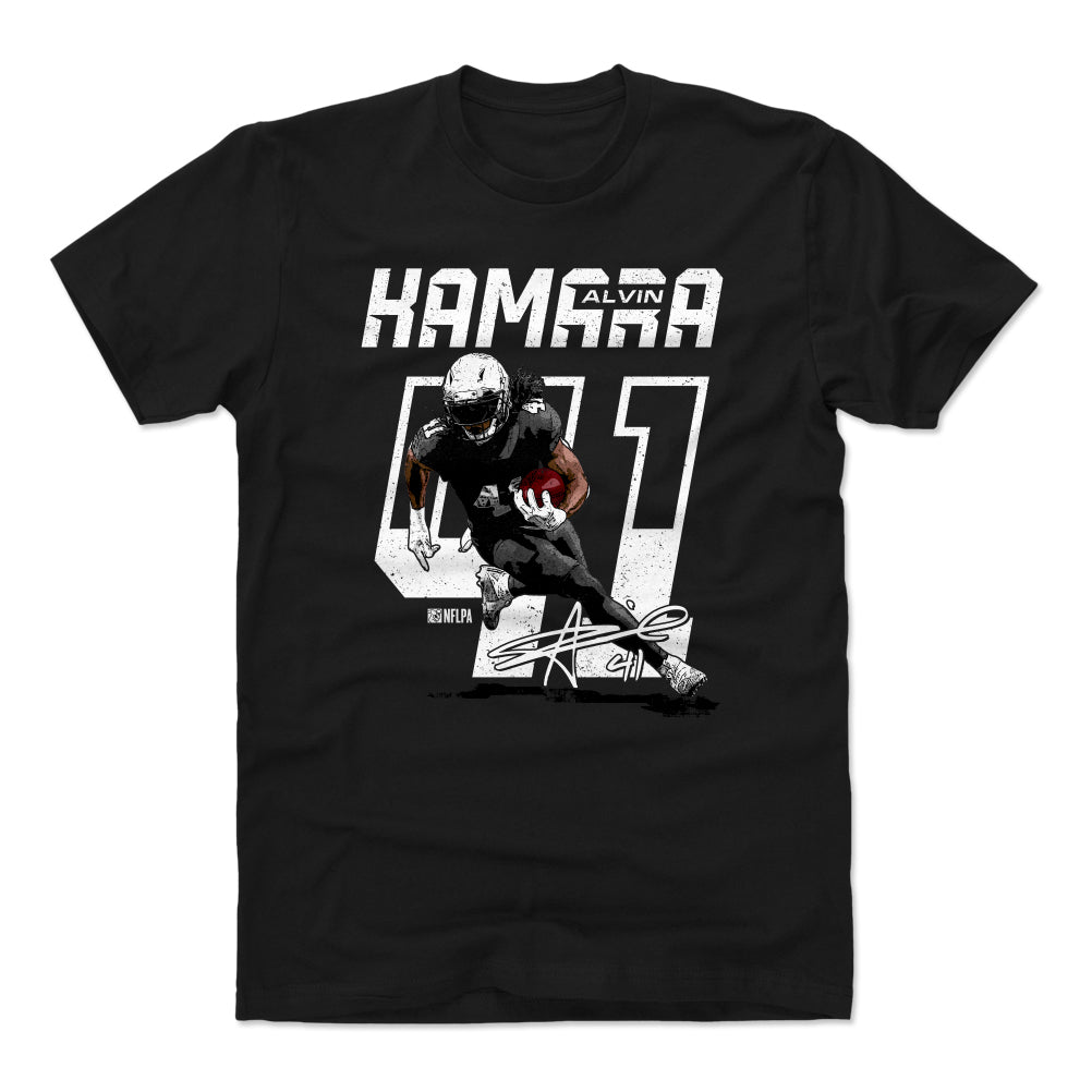 Alvin Kamara Men's Cotton T-Shirt | 500 LEVEL