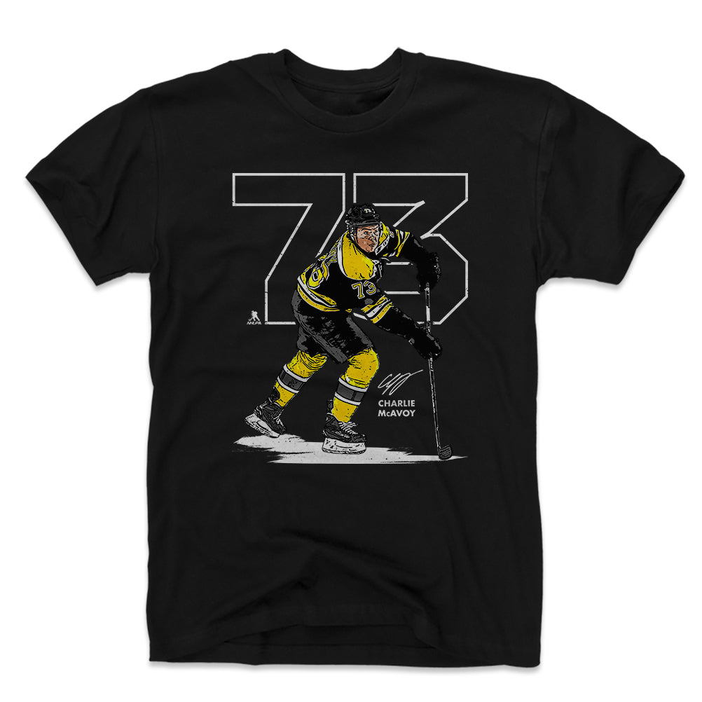 Charlie McAvoy Men's Cotton T-Shirt | 500 LEVEL