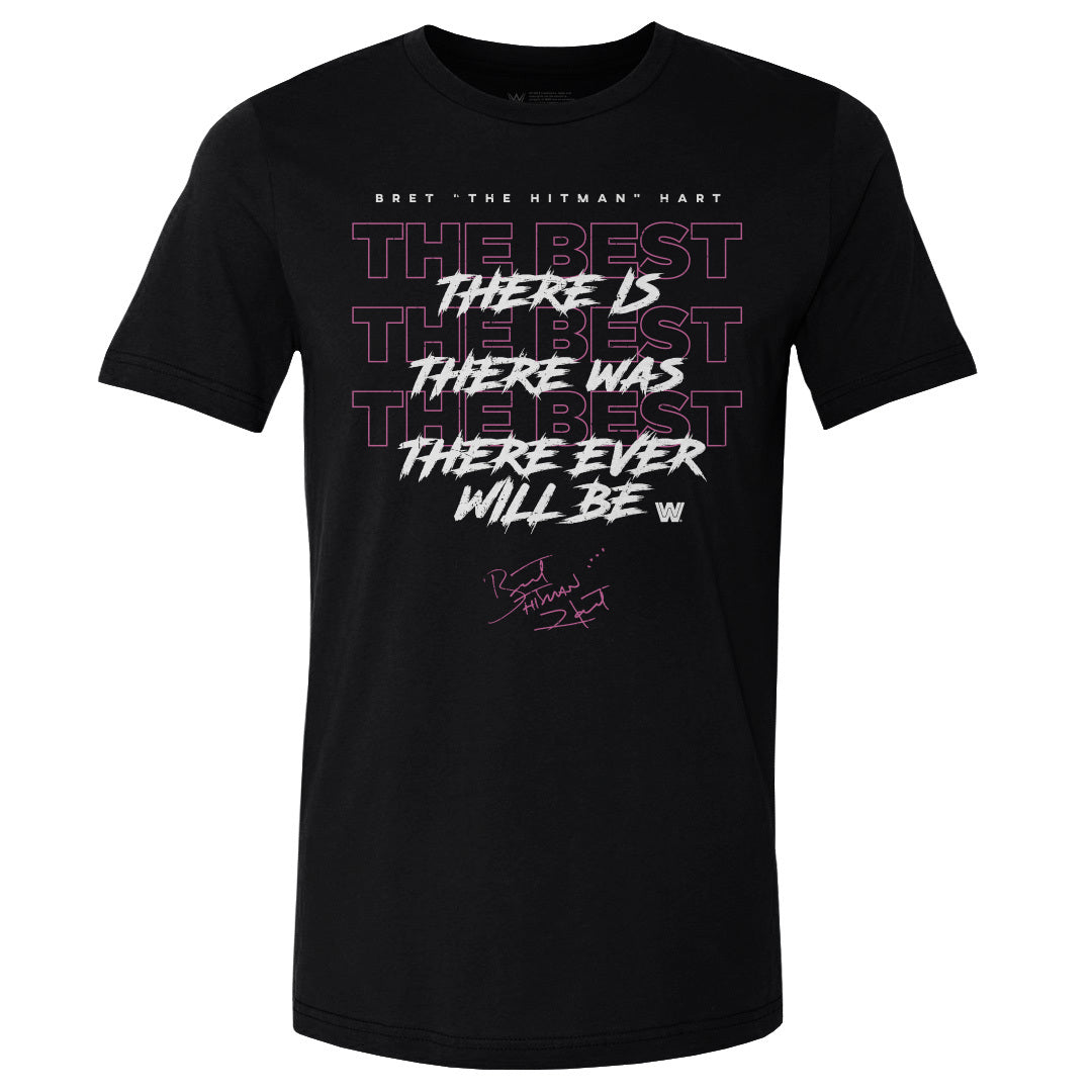 Bret Hart Men's Cotton T-Shirt | 500 LEVEL