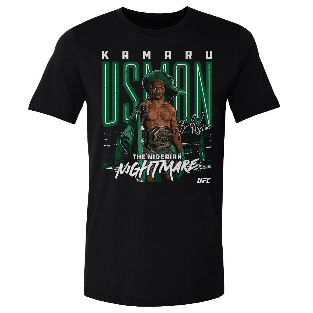 Kamaru Usman Men's Cotton T-Shirt | 500 LEVEL