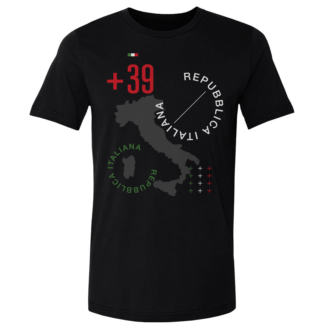 Italy Men's Cotton T-Shirt | 500 LEVEL