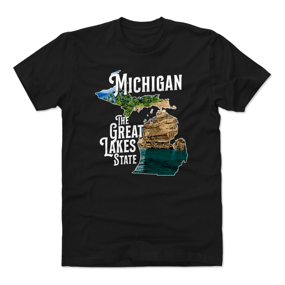 Michigan Men's Cotton T-Shirt | 500 LEVEL