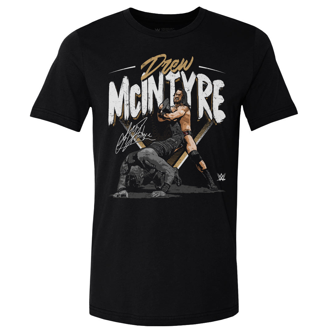 Drew McIntyre Men's Cotton T-Shirt | 500 LEVEL