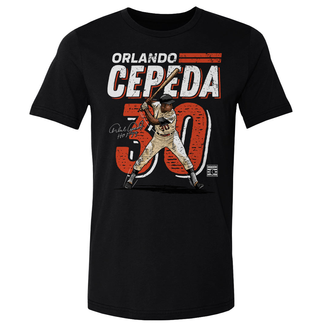Orlando Cepeda Men's Cotton T-Shirt | 500 LEVEL