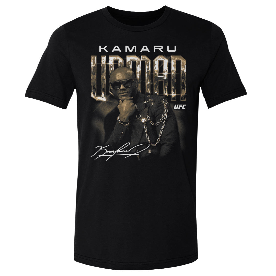 Kamaru Usman Men's Cotton T-Shirt | 500 LEVEL