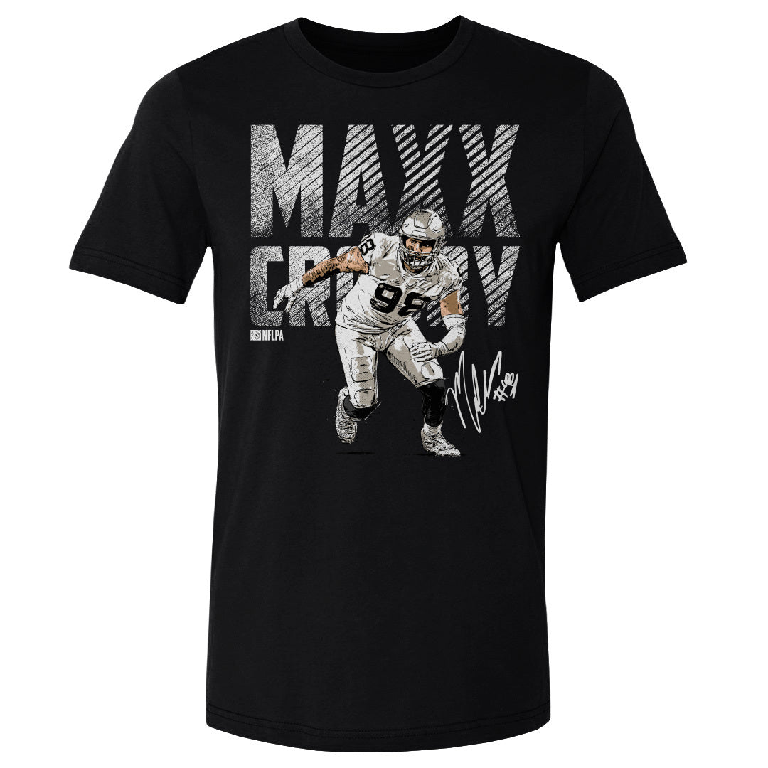 Maxx Crosby Men's Cotton T-Shirt | 500 LEVEL
