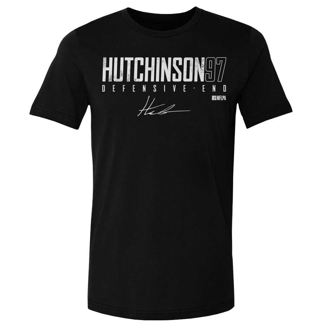Aidan Hutchinson Men's Cotton T-Shirt | 500 LEVEL