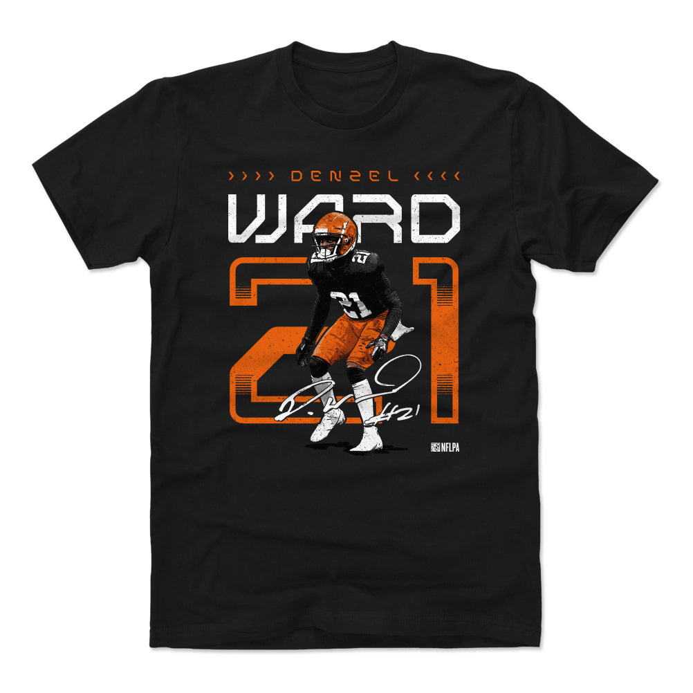 Denzel Ward Men's Cotton T-Shirt | 500 LEVEL