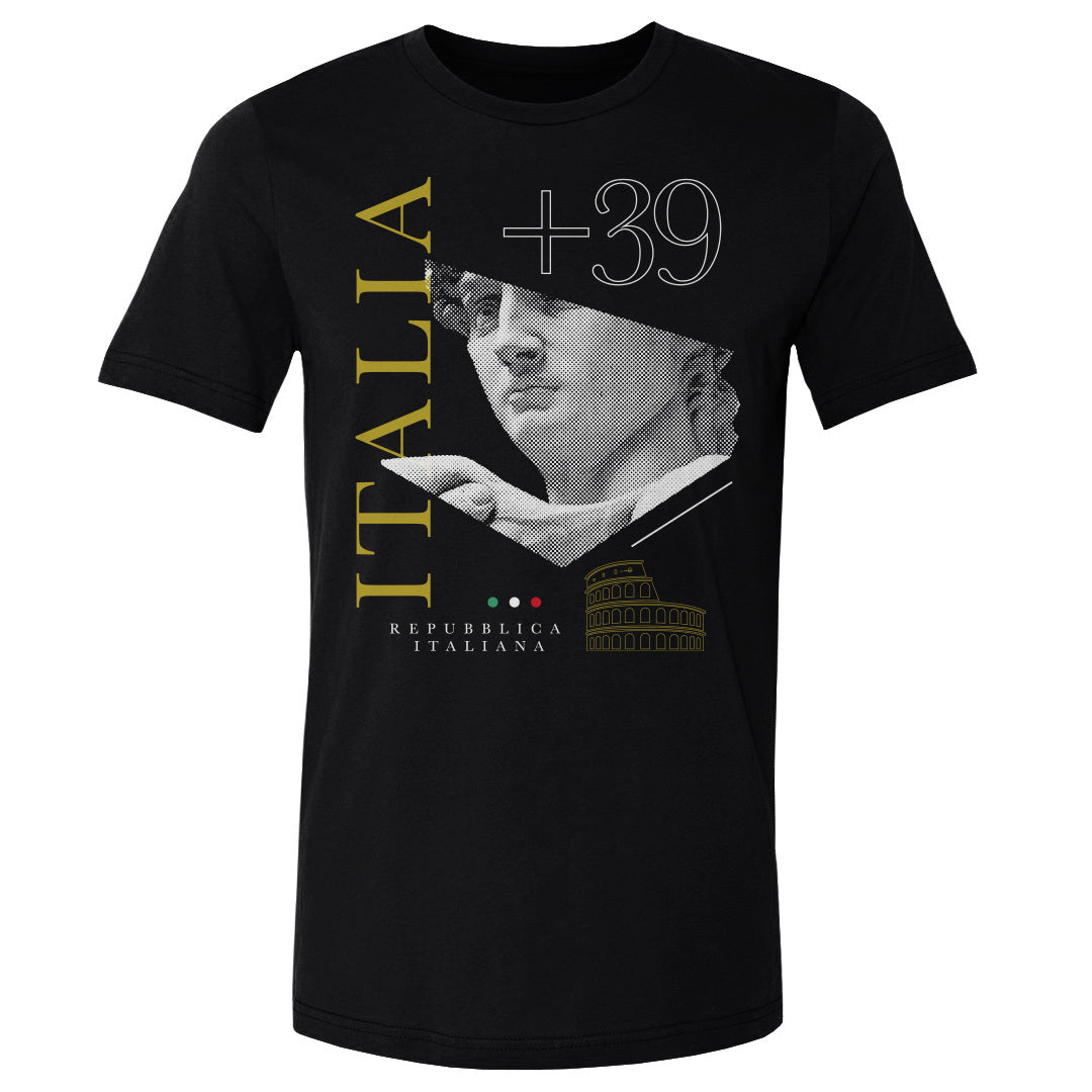 Italy Men's Cotton T-Shirt | 500 LEVEL