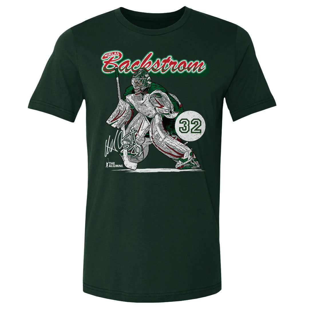 Niklas Backstrom Men's Cotton T-Shirt | 500 LEVEL