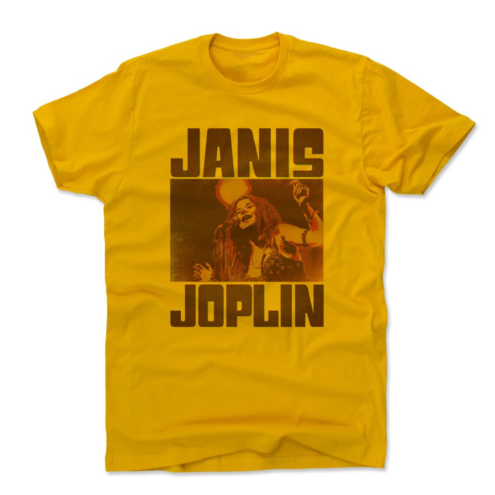 Janis Joplin Men's Cotton T-Shirt | 500 LEVEL