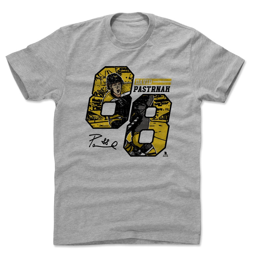 David Pastrnak Men's Cotton T-Shirt | 500 LEVEL