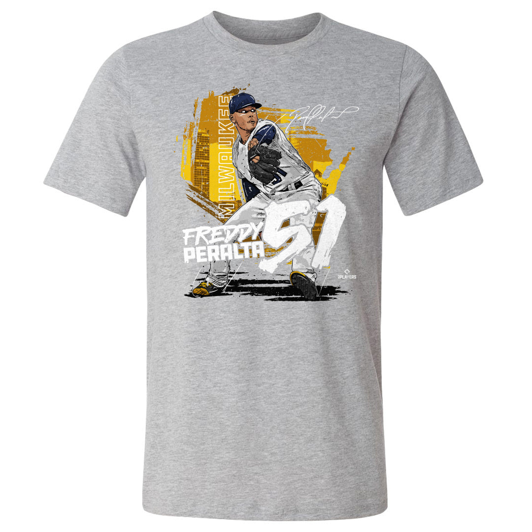 Freddy Peralta Men's Cotton T-Shirt | 500 LEVEL