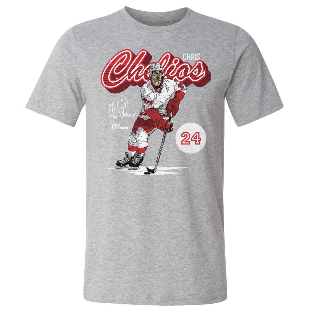 Chris Chelios Men's Cotton T-Shirt | 500 LEVEL