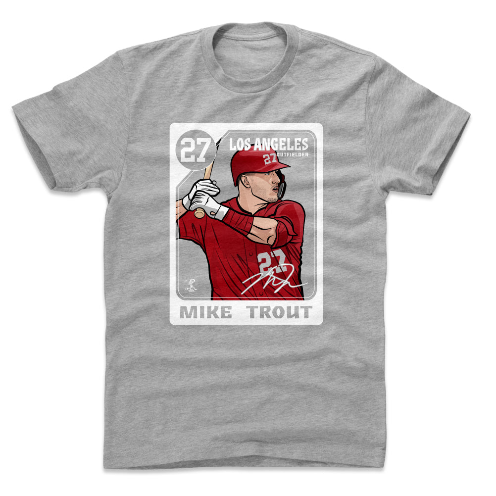 Mike Trout Men's Cotton T-Shirt | 500 LEVEL
