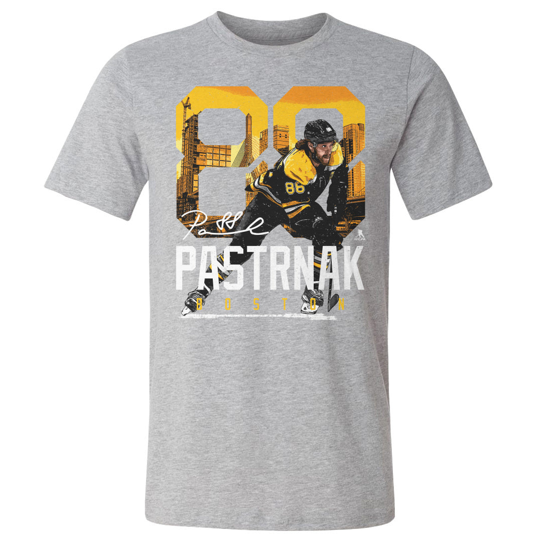 David Pastrnak Men's Cotton T-Shirt | 500 LEVEL