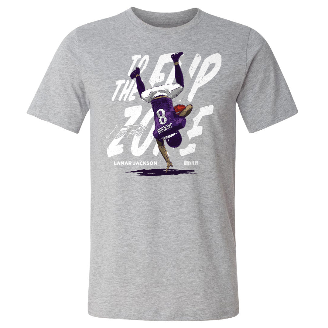 Lamar Jackson Men's Cotton T-Shirt | 500 LEVEL