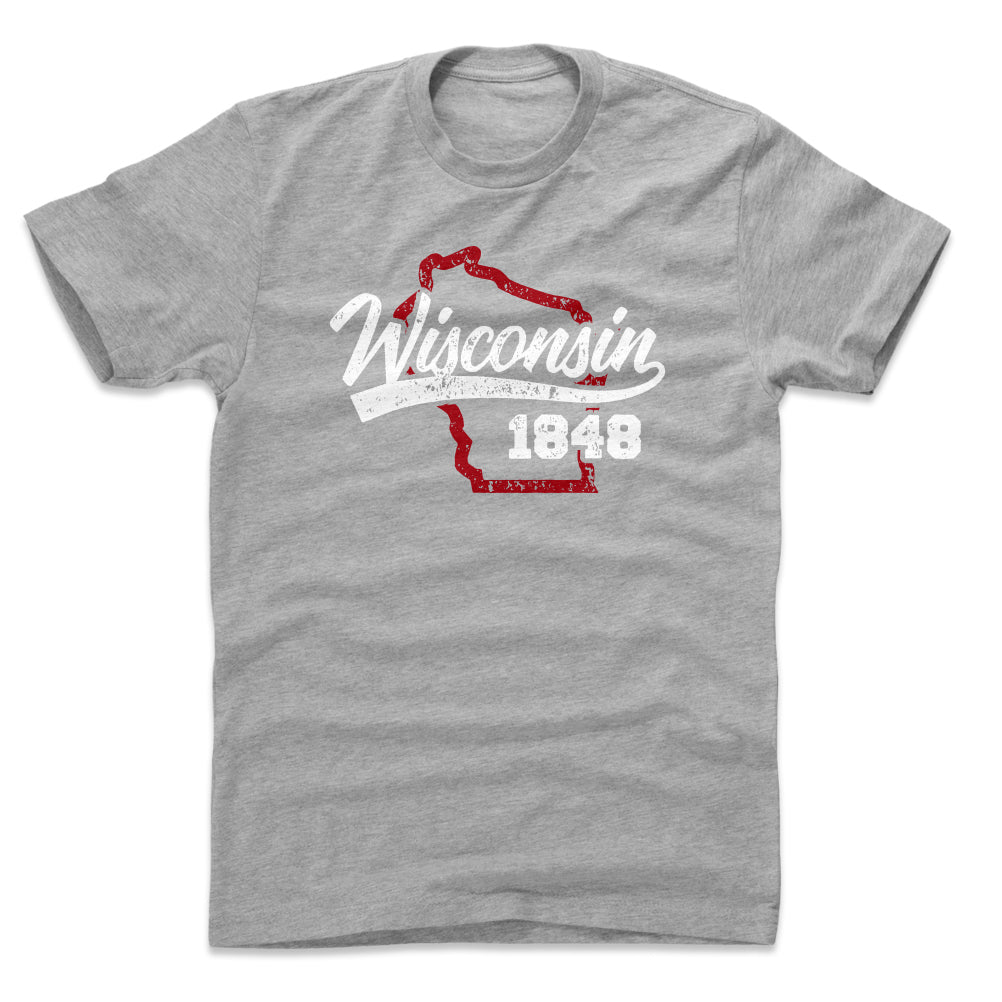 Wisconsin Men's Cotton T-Shirt | 500 LEVEL