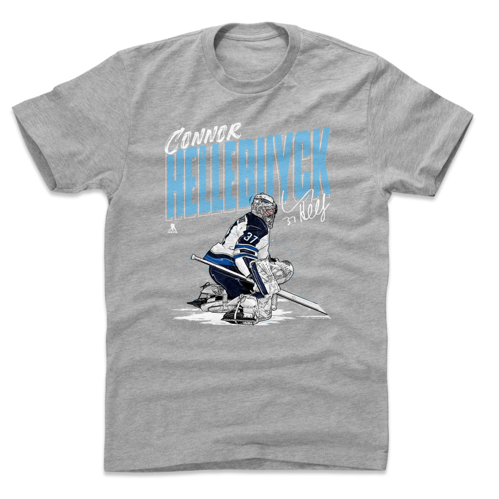 Connor Hellebuyck Men's Cotton T-Shirt | 500 LEVEL