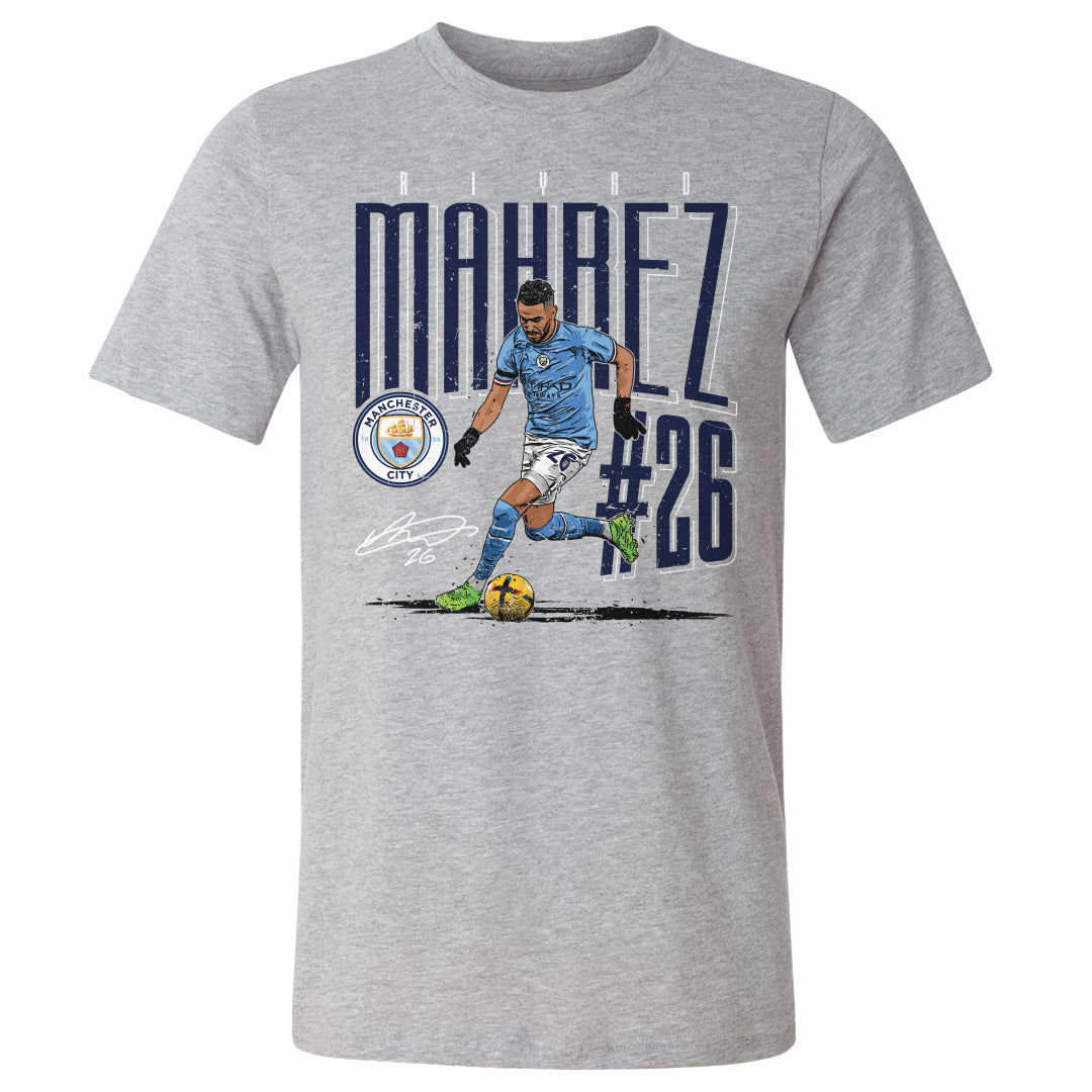 Riyad Mahrez Men's Cotton T-Shirt | 500 LEVEL