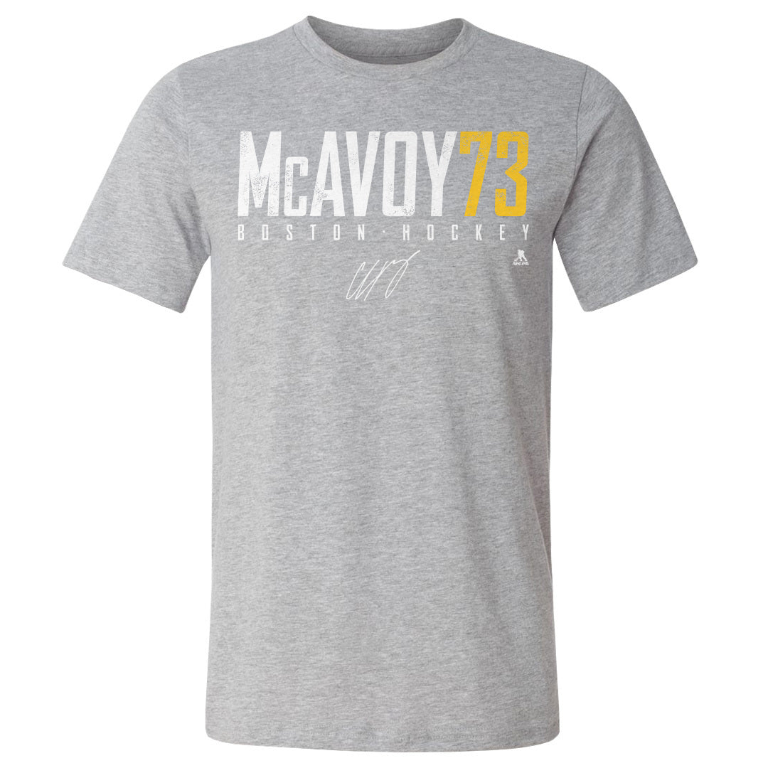 Charlie McAvoy Men's Cotton T-Shirt | 500 LEVEL