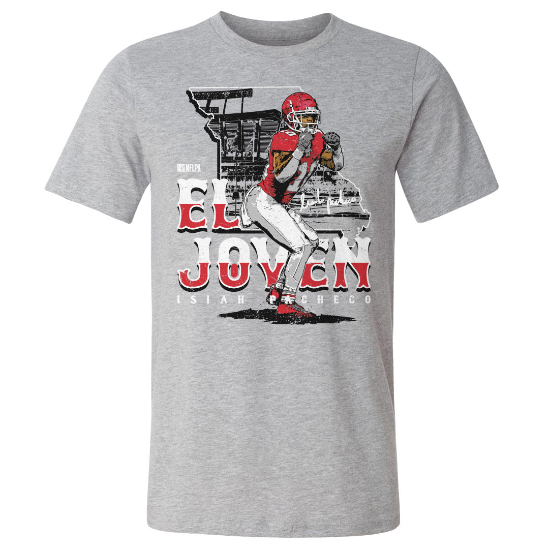 Isiah Pacheco Men's Cotton T-Shirt | 500 LEVEL