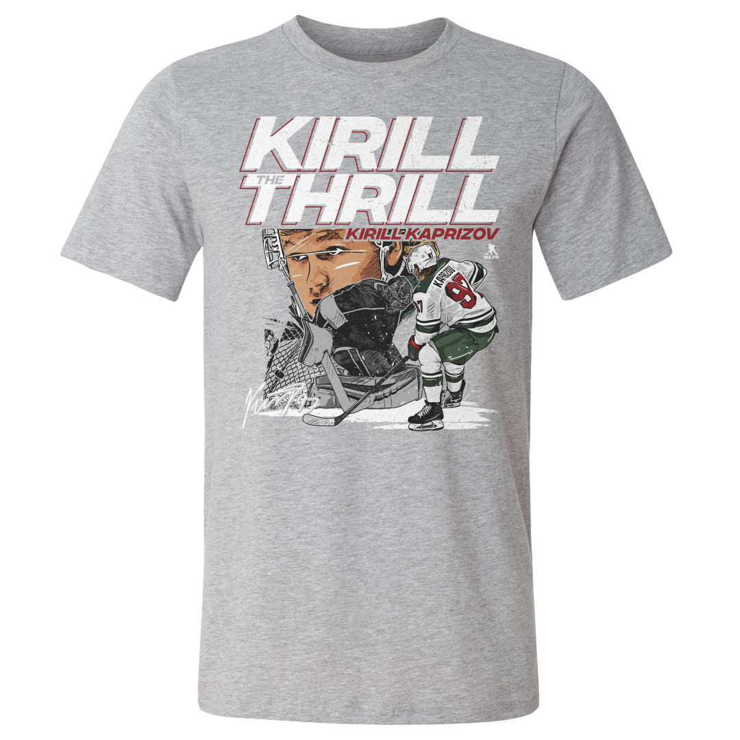 Kirill Kaprizov Men's Cotton T-Shirt | 500 LEVEL