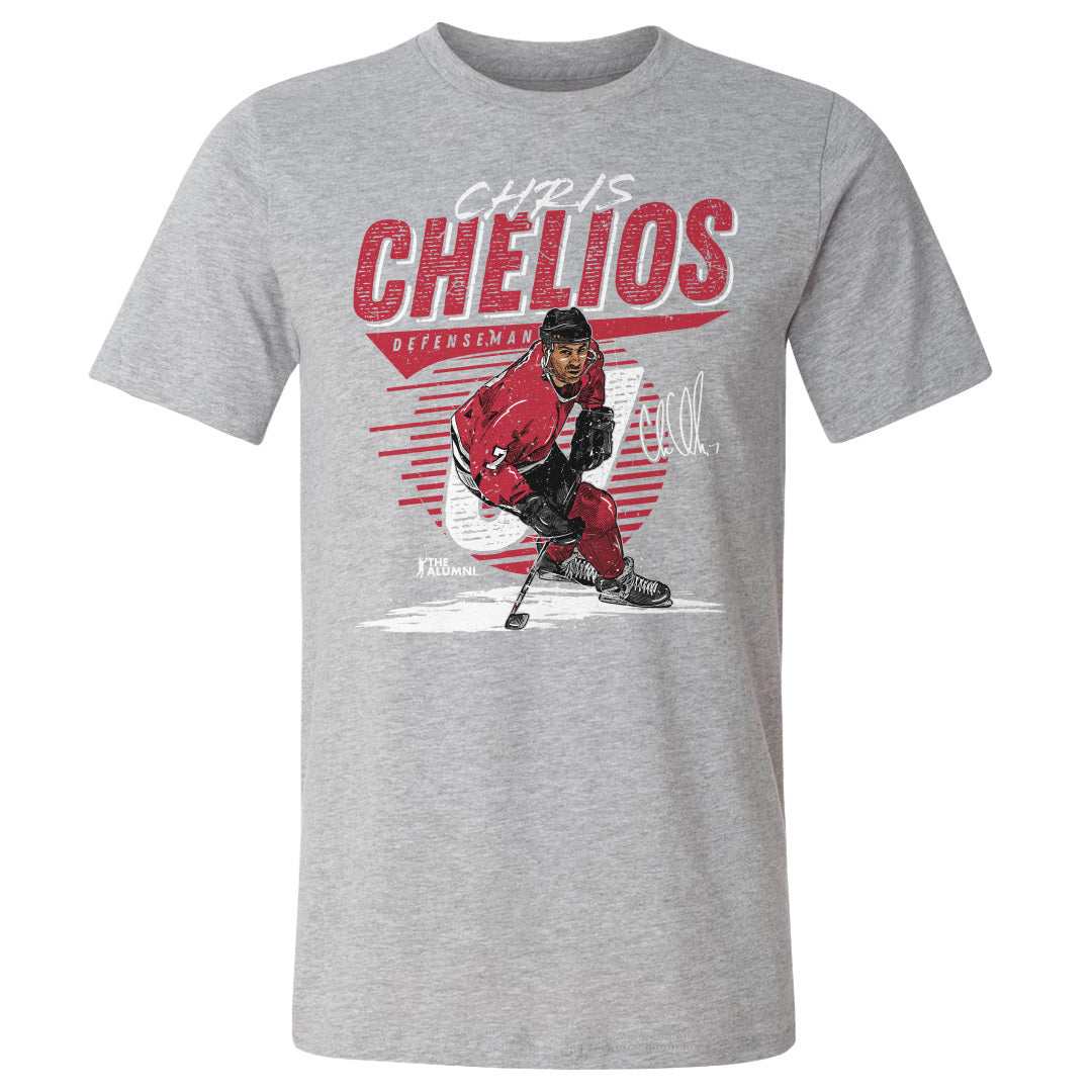 Chris Chelios Men's Cotton T-Shirt | 500 LEVEL